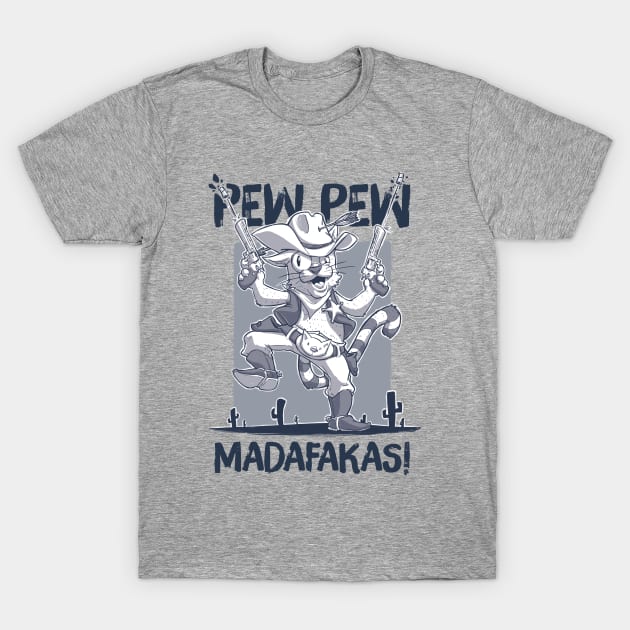 PEW PEW (light) T-Shirt by MBGraphiX